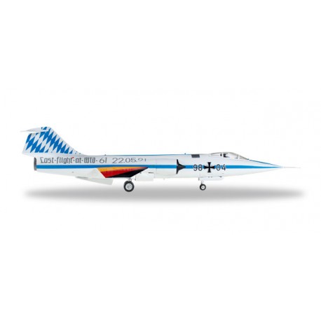 * Herpa Wings 580120  Luftwaffe Lockheed F-104G Starfighter - WTD 61 "Last Flight"