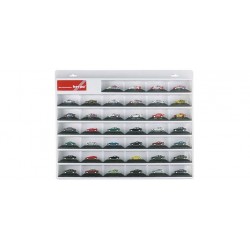* Herpa Display 055031  Display case for PC car models, white (22.4 in. x 17.7 in. x 2.6 in.)