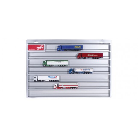 * Herpa Display 029711  Truck showcase European lenght, silver (25.4 in x 17.7 in. x 1.4 in.)