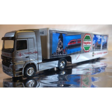 * Herpa Trucks ? 149013  Mercedes-Benz Actros LH Safeliner semitrailer "Zentrallager Weser-Ems"