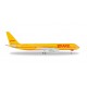 * Herpa Wings 529112  DHL (Aviastar) Tupolev TU-204C