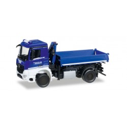 * Herpa Trucks 092562  Mercedes-Benz Arocs dump truck with crane "THW"