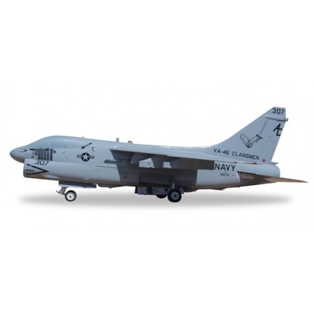 * Herpa Wings 580175  U.S. Navy Vought A-7E Corsair II "Clansmen"