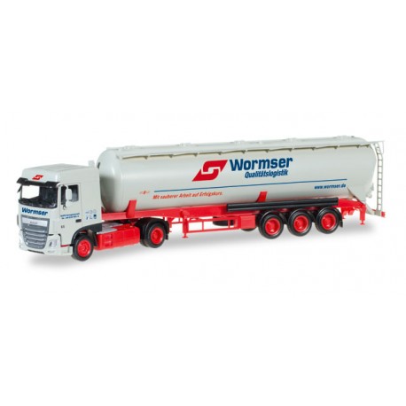 * Herpa Trucks 306577  DAF XF Euro 6 SC silo trailer "Wormser"