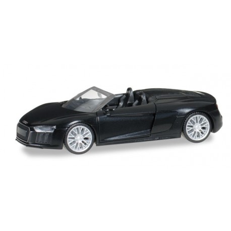 * Herpa Cars 038690  Audi R8 Spyder, mythos black pearl effect