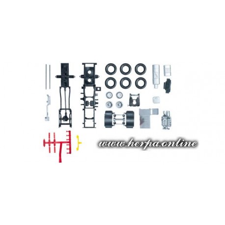 * Herpa Spare Parts 083683  Chassis for rigid tractor Scania R 13 Content: 2 pcs.