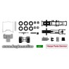 * Herpa Spare Parts 084550  Chassis DAF XF Euro 6 with Chassis Content: 2 pieces