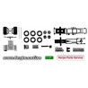 * Herpa Spare Parts 084567  Chassis DAF XF Euro 6 without Chassis Content: 2 pieces